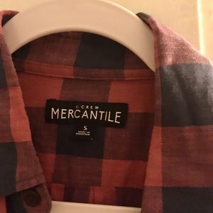 J. Crew Mercantile men’s slim fit check shirt, small